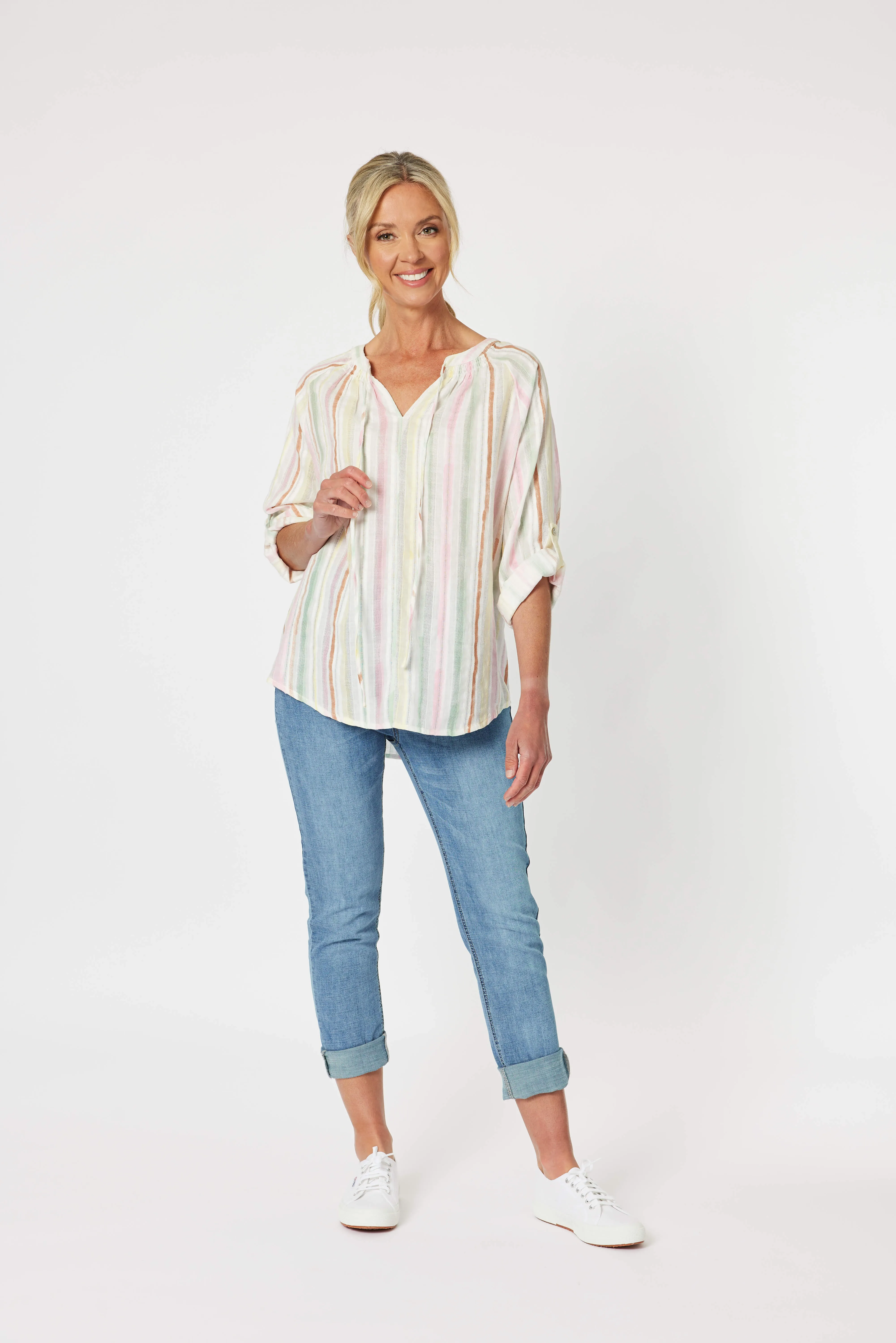 Newport Stripe Top - Multi