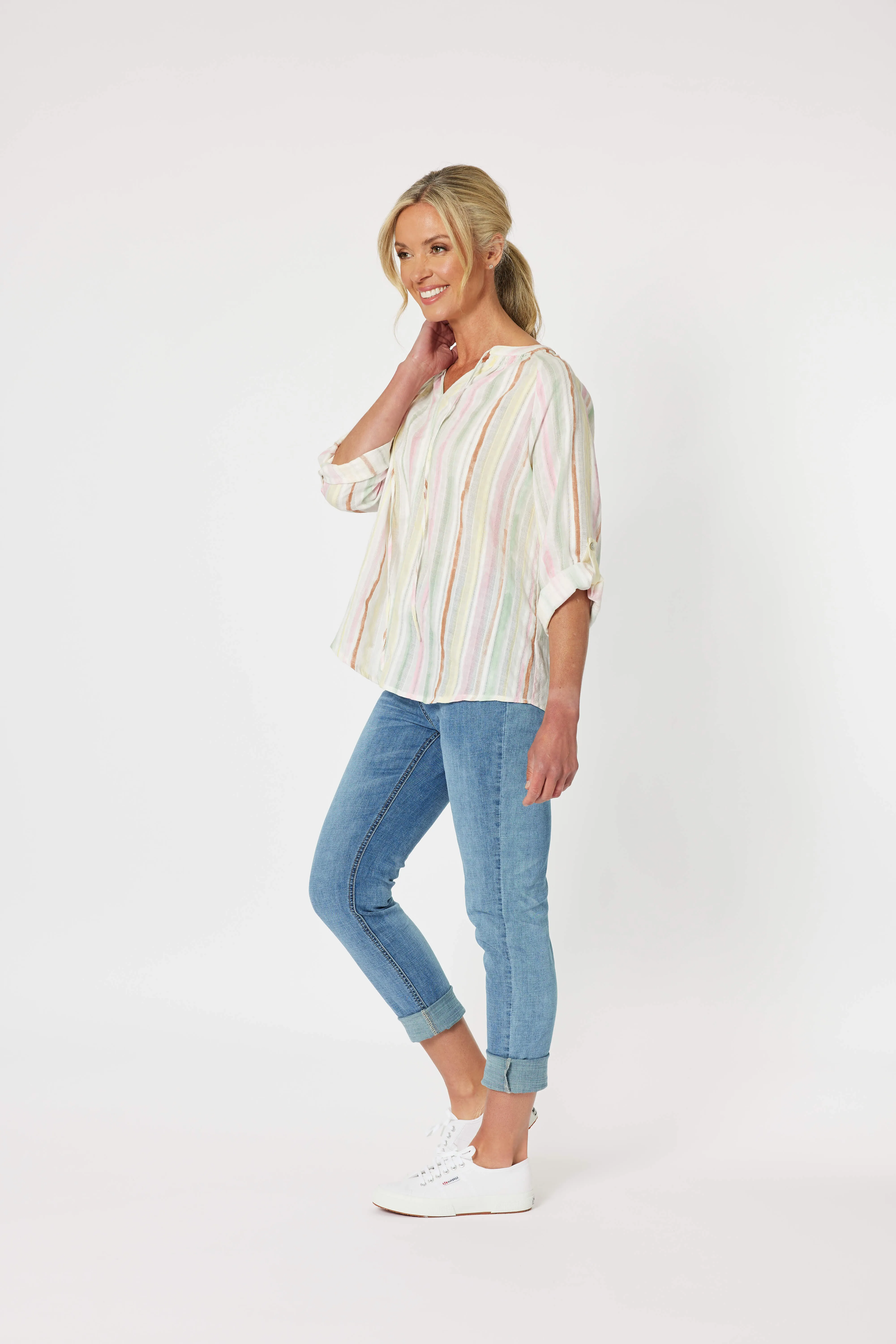 Newport Stripe Top - Multi