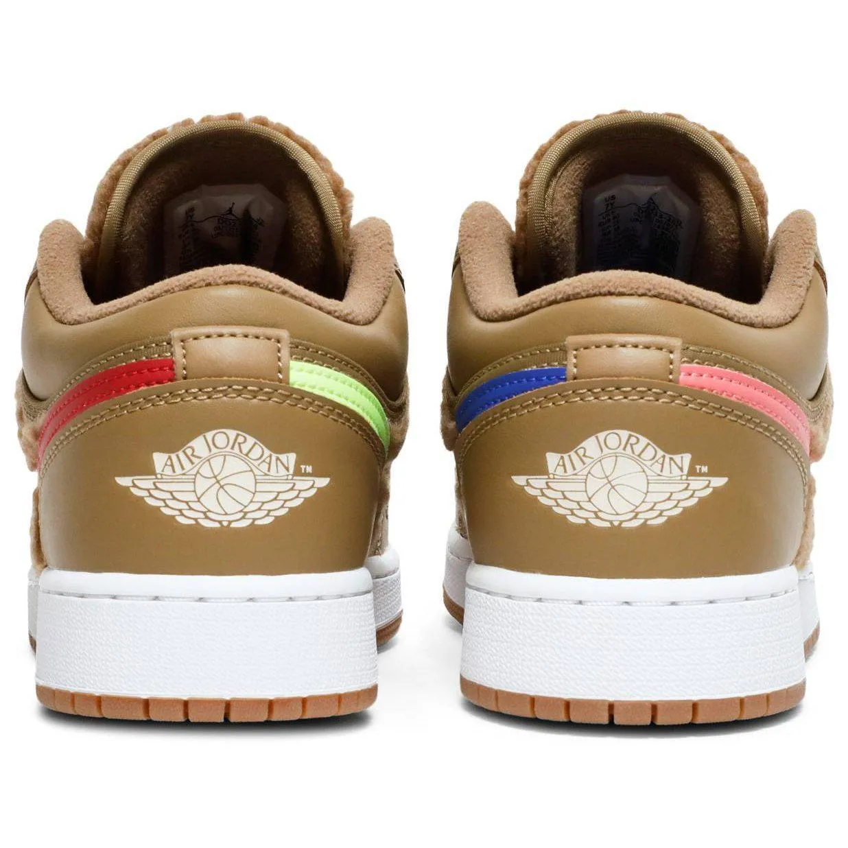 NIKE Air Jordan 1 Low Utility GS 'Teddy Bear'