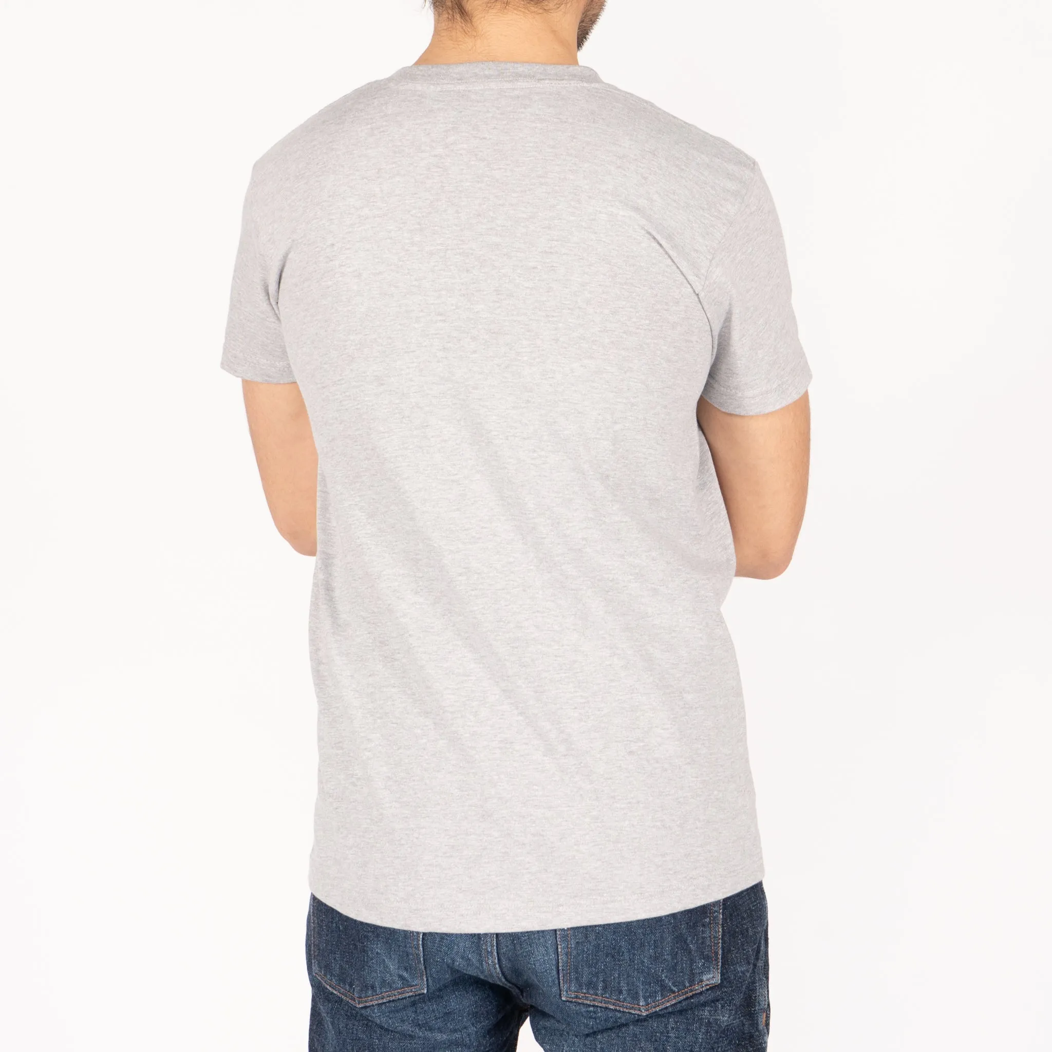 Pocket Tee - Heather Grey  - Kimono Plus