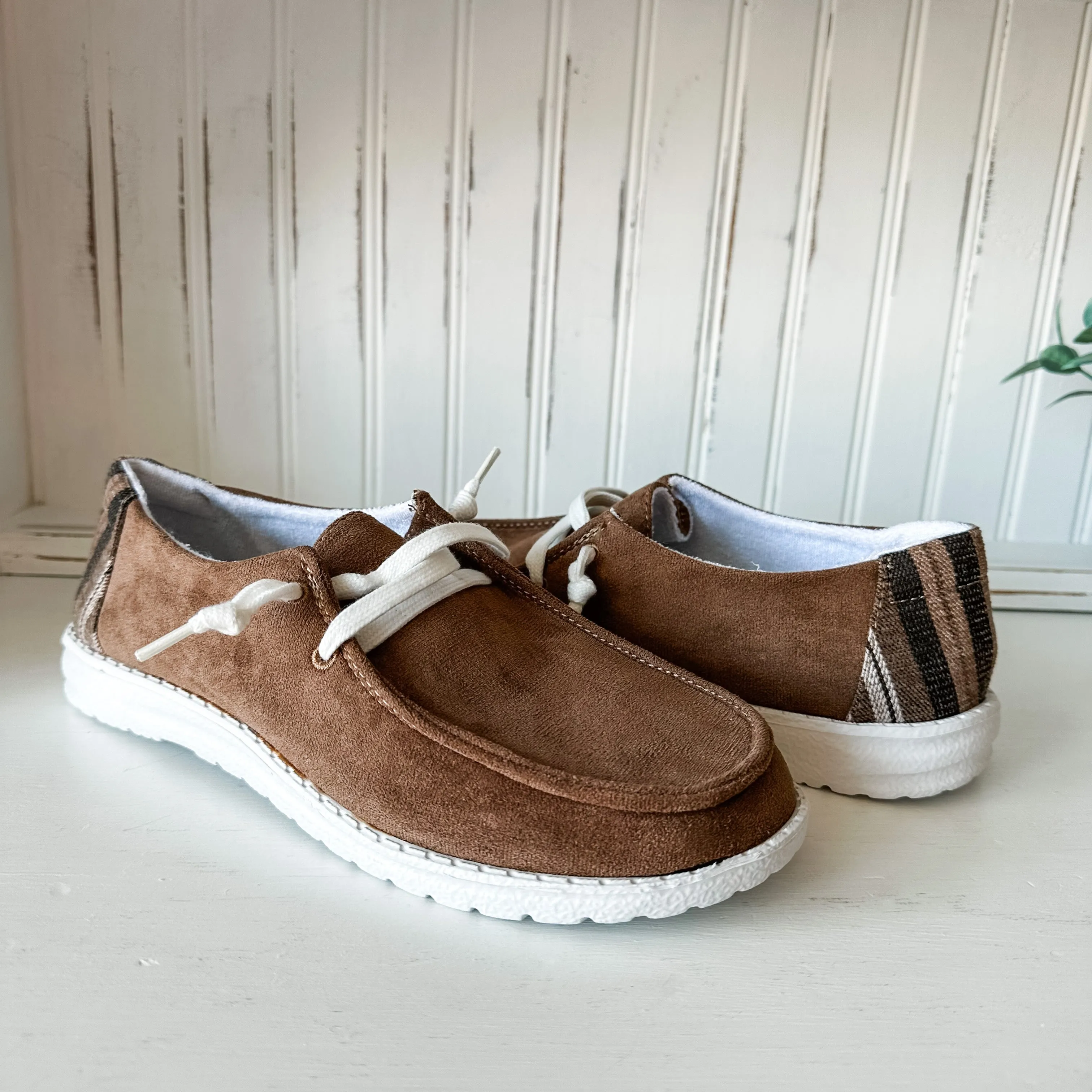 Poppy Suede Slip-on Shoe - Tan