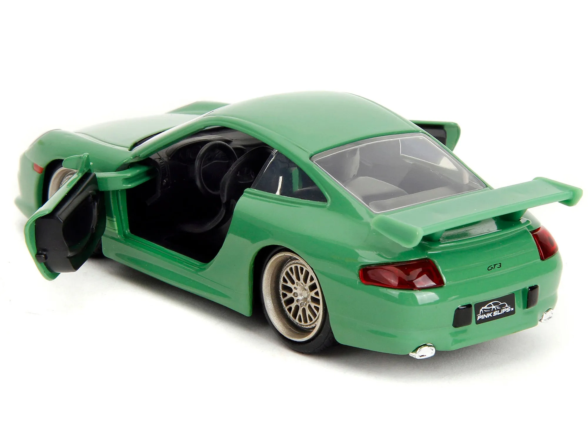 Porsche 911 GT3 (996) Green Pink Slips Series 1/32 Diecast Model Car by Jada