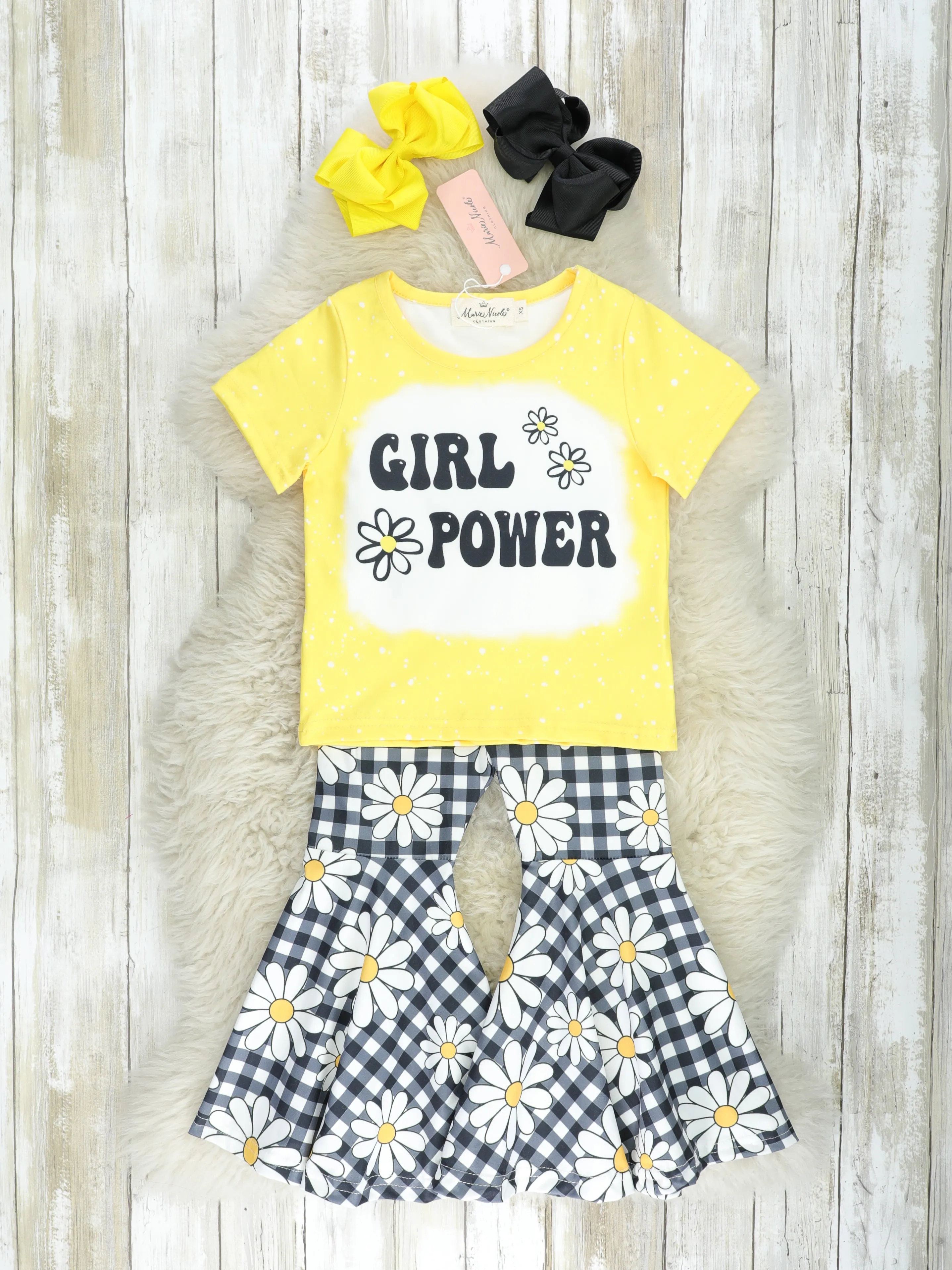 "Girl Power" Daisy Bell Bottoms Outfit