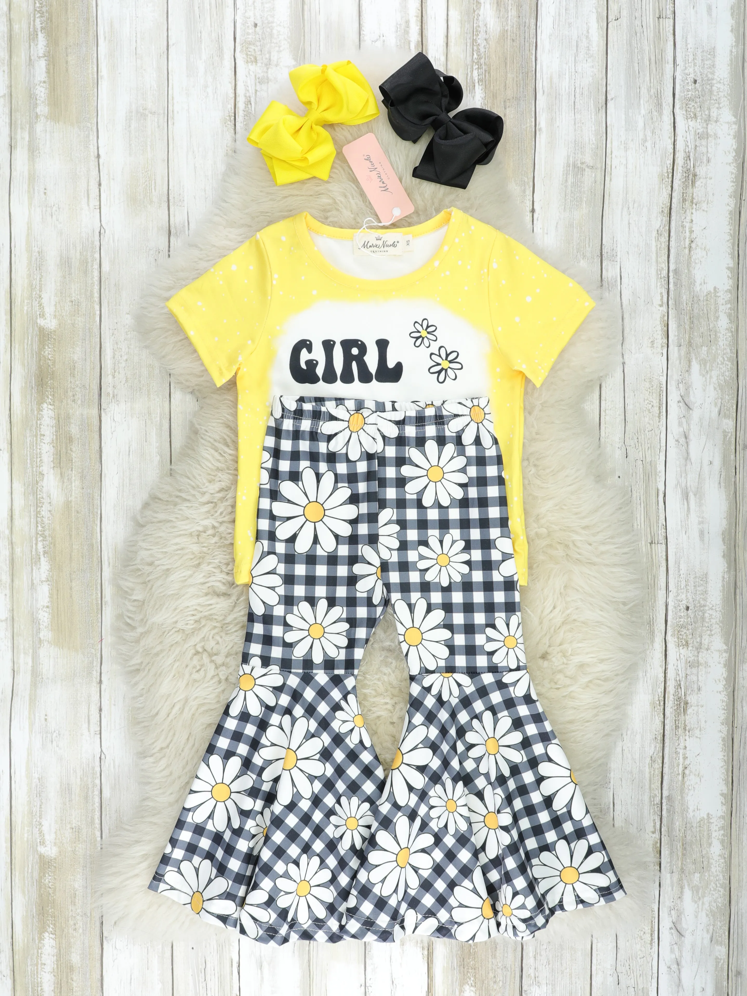 "Girl Power" Daisy Bell Bottoms Outfit