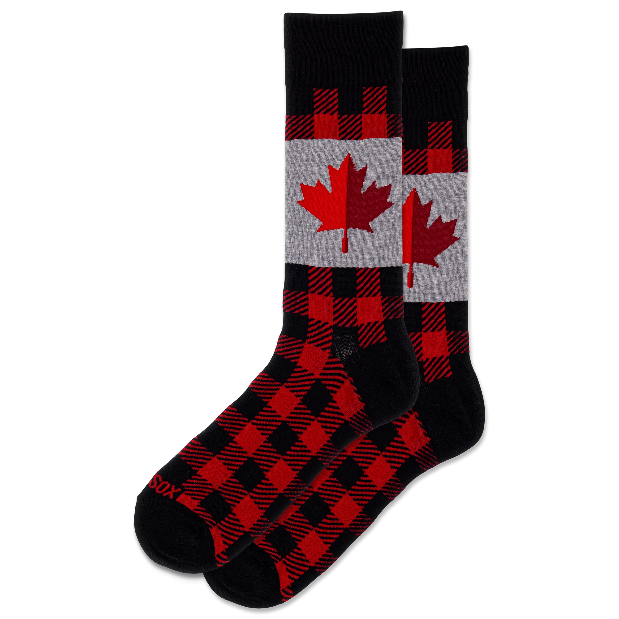 "Maple Leaf" Crew Socks by Hot Sox