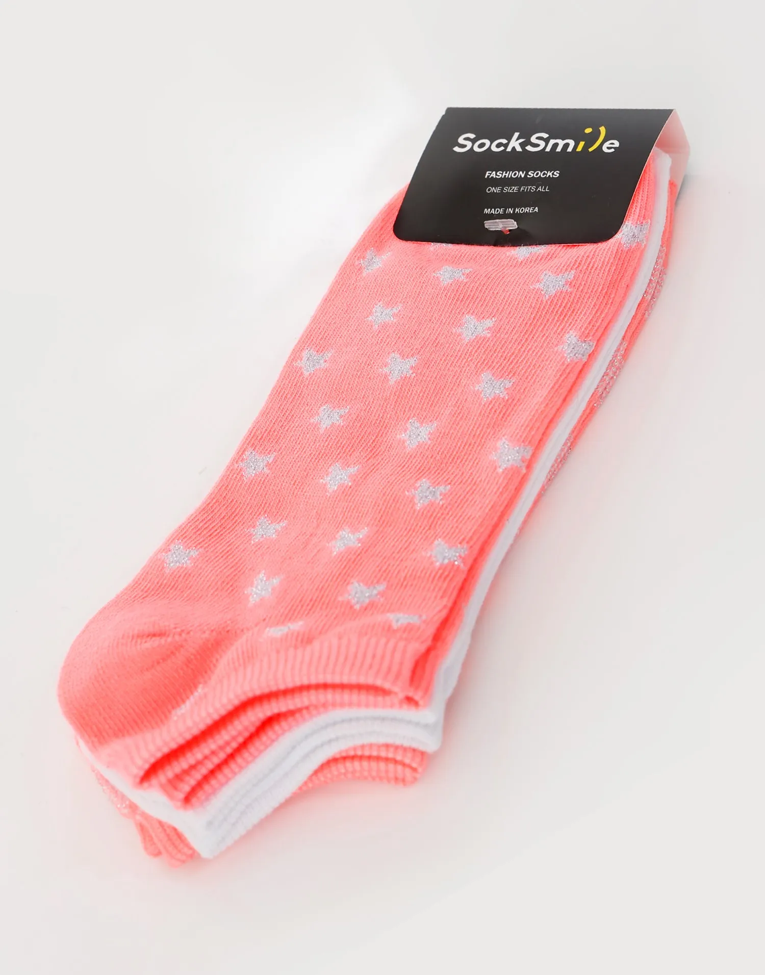 Socksmile Women's No Show Socks 3 Pair Pack.