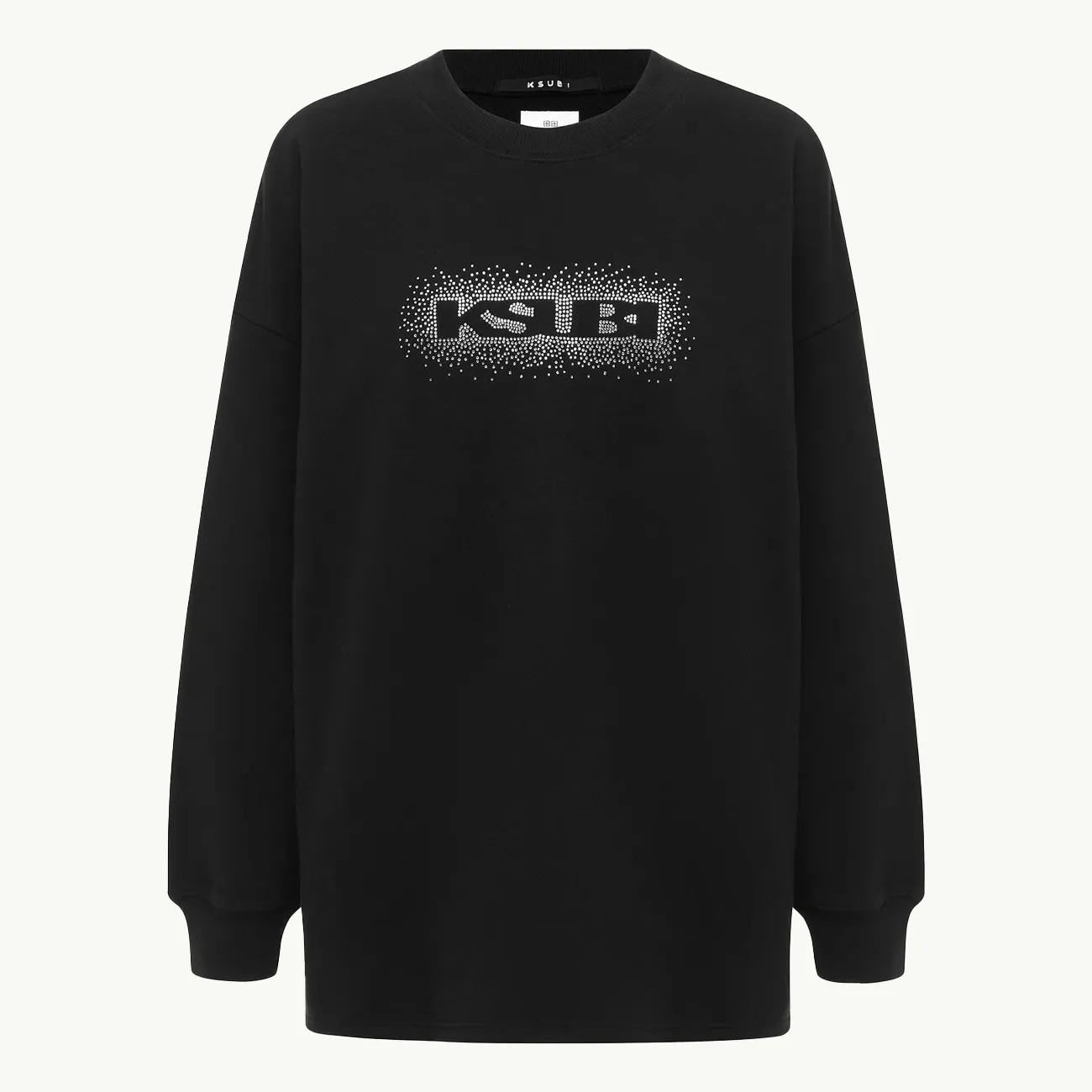 SOTT BURST BOXY CREW JET BLACK