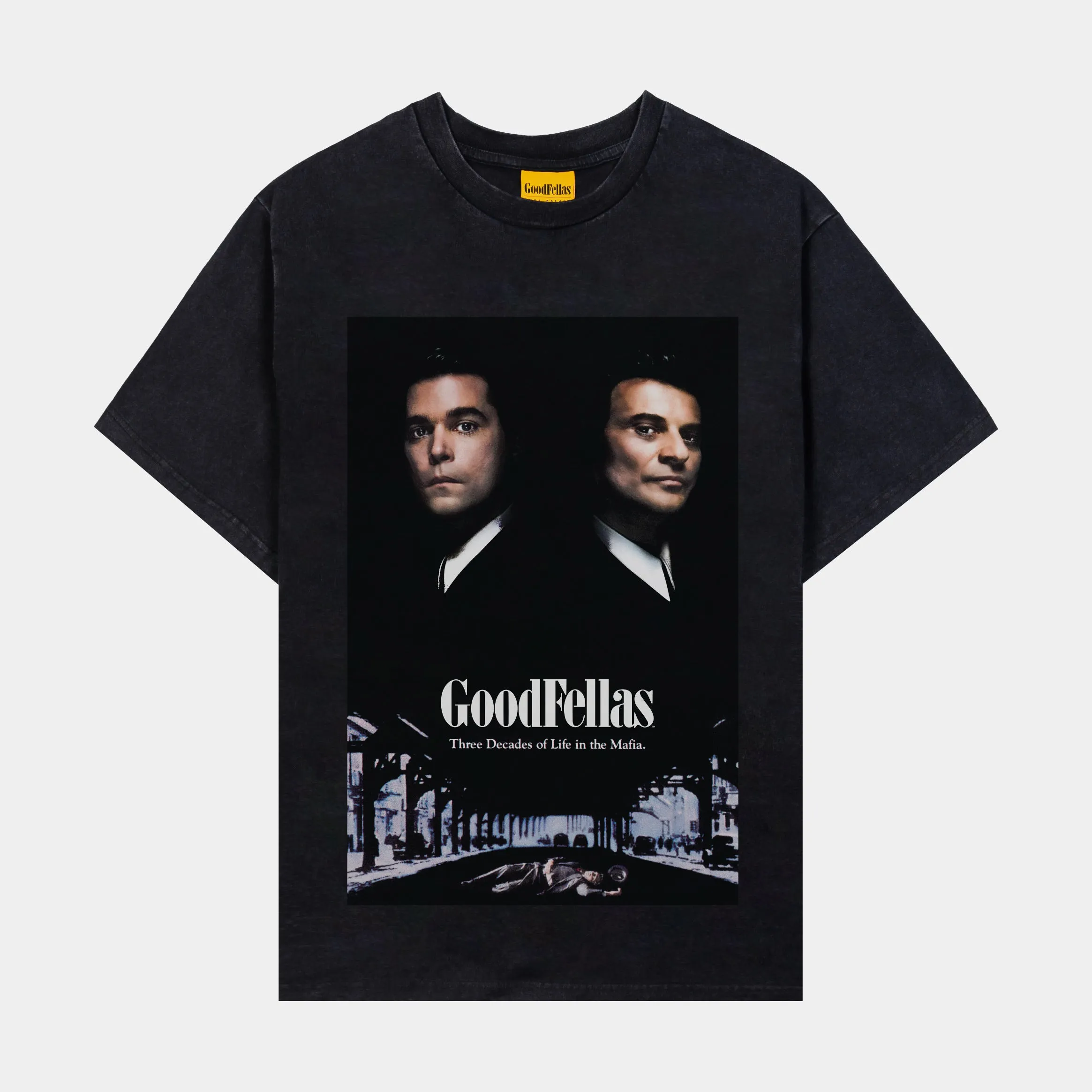 SP x Goodfellas Front Poster Art Mens Short Sleeve Shirt (Black)