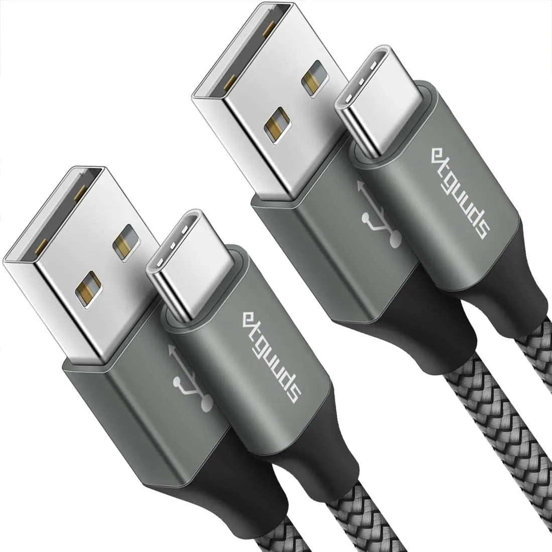 Spring 2-Pack 3Ft USB C Cable 3A Fast Charge, USB a to Type C Charger