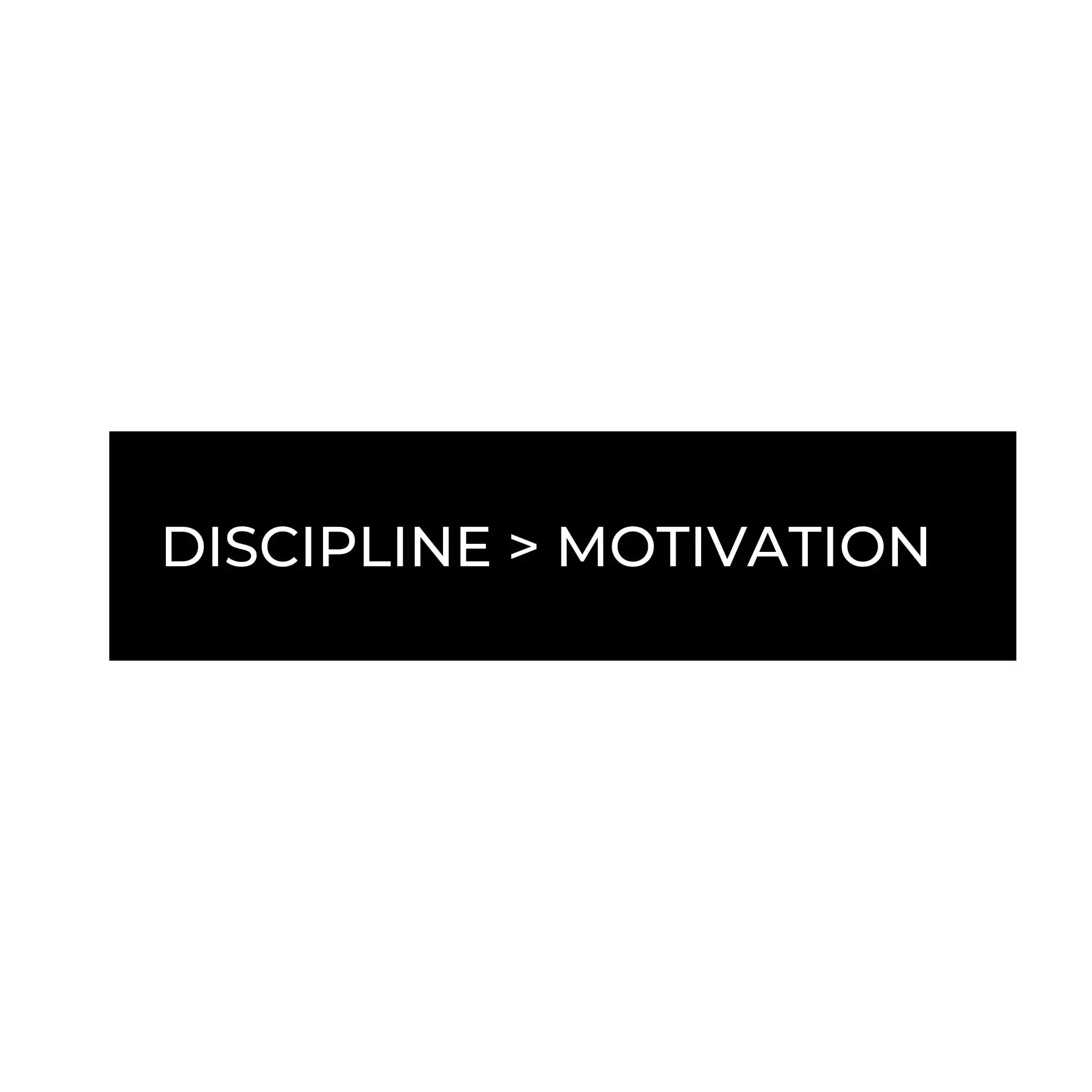 VELCRO PATCH - DISCIPLINE > MOTIVATION