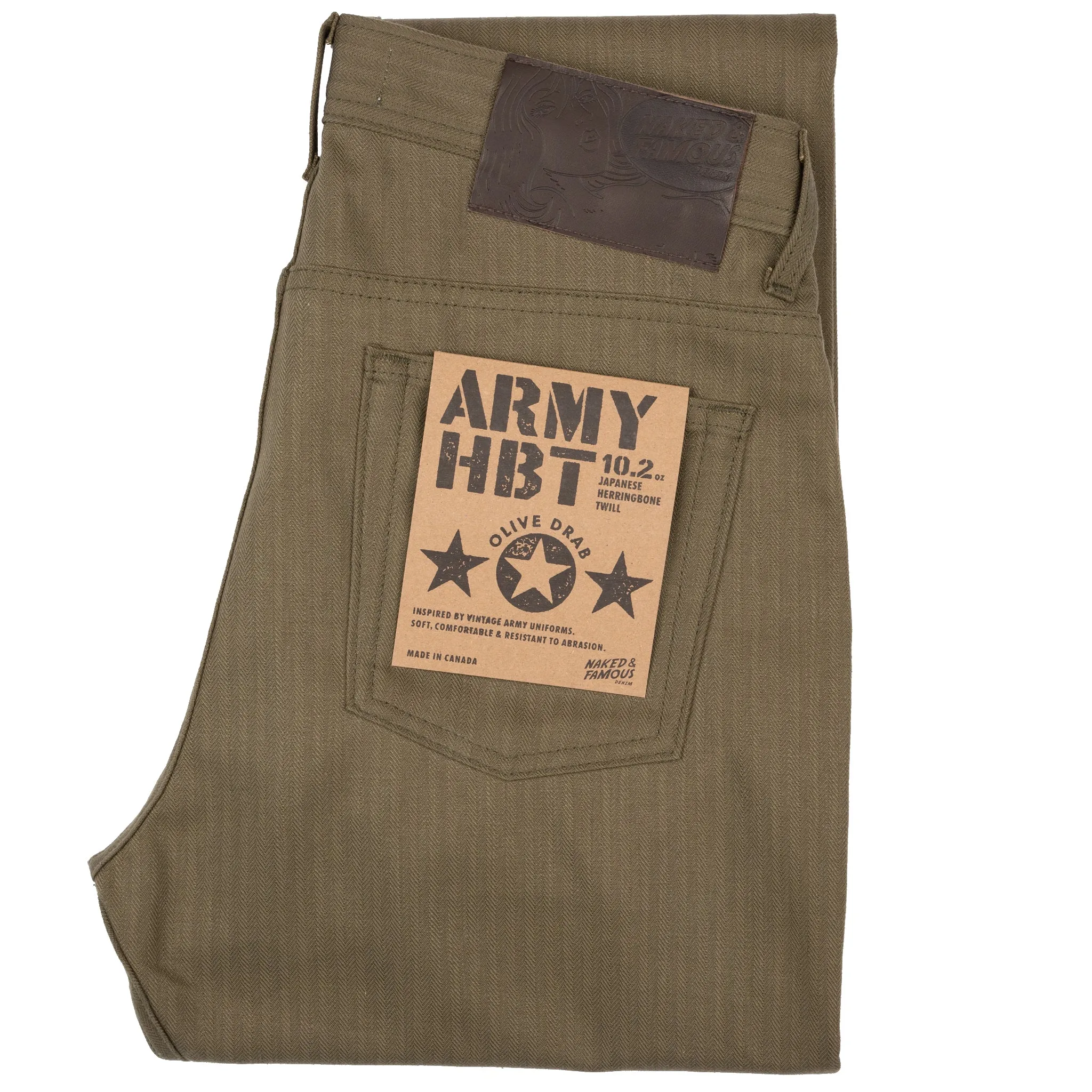 Weird Guy - Army HBT - Olive Drab