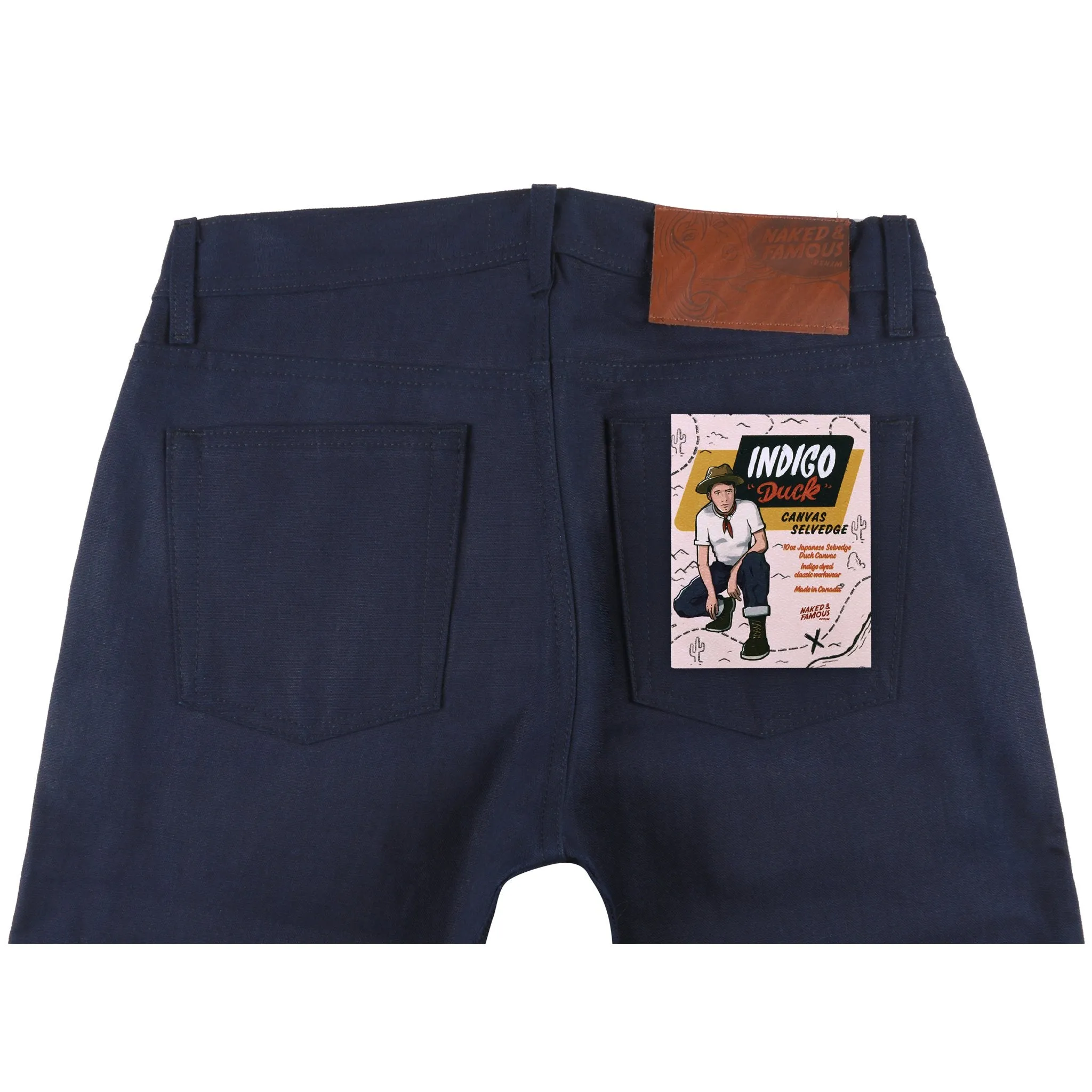 Weird Guy - Indigo Duck Canvas Selvedge