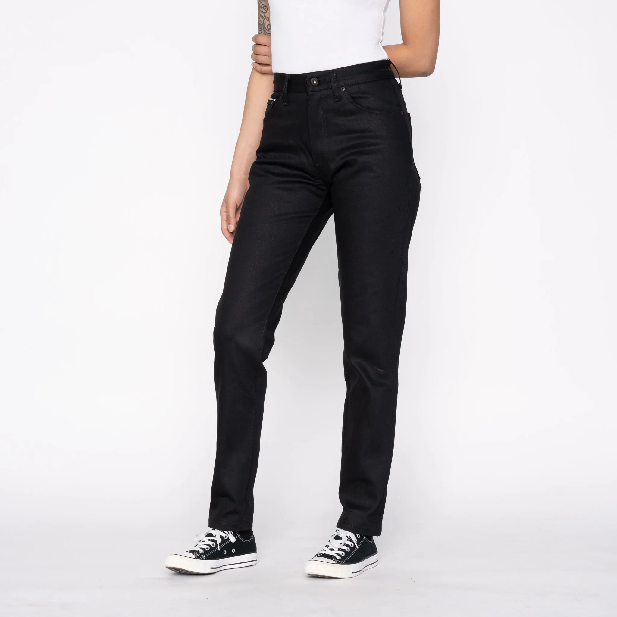 Women's - Max - Black Cobra Stretch Selvedge