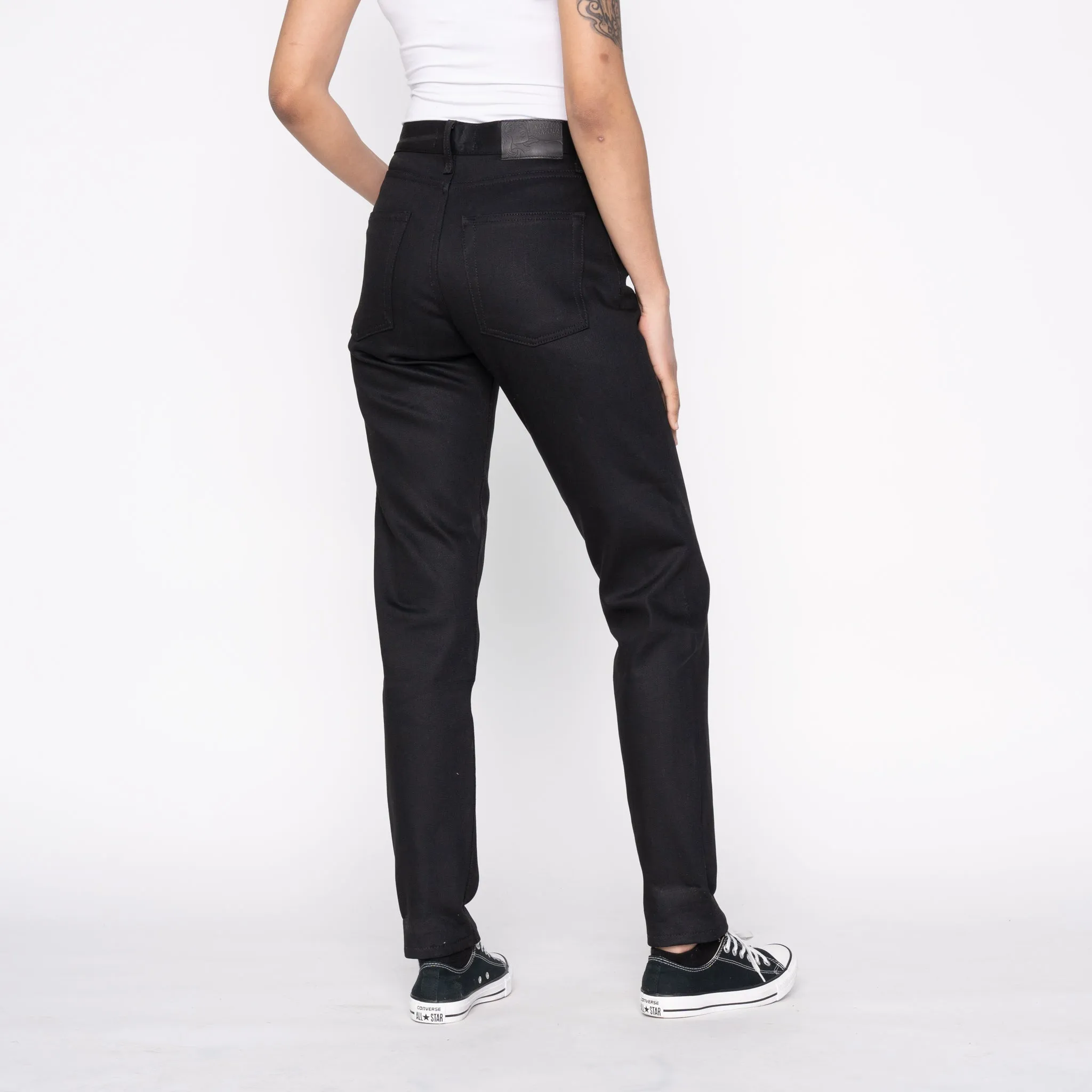 Women's - Max - Black Cobra Stretch Selvedge